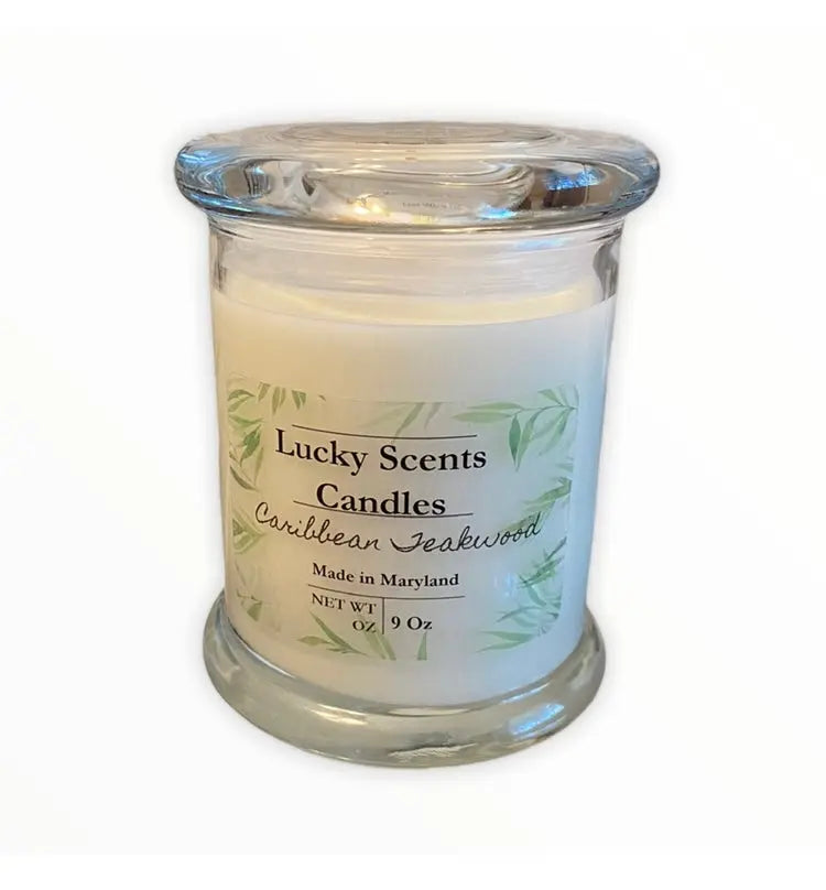 Glass Natural Soy Wax Candle