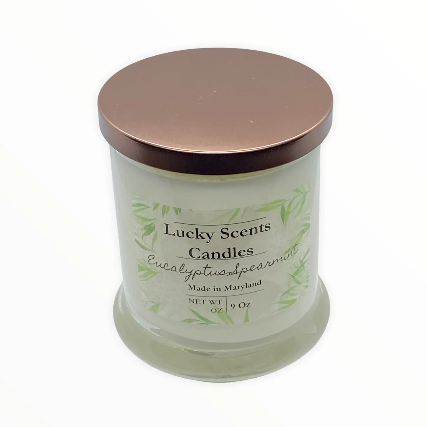 Glass Natural Soy Wax Candle