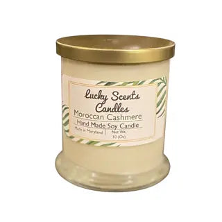 Glass Natural Soy Wax Candle