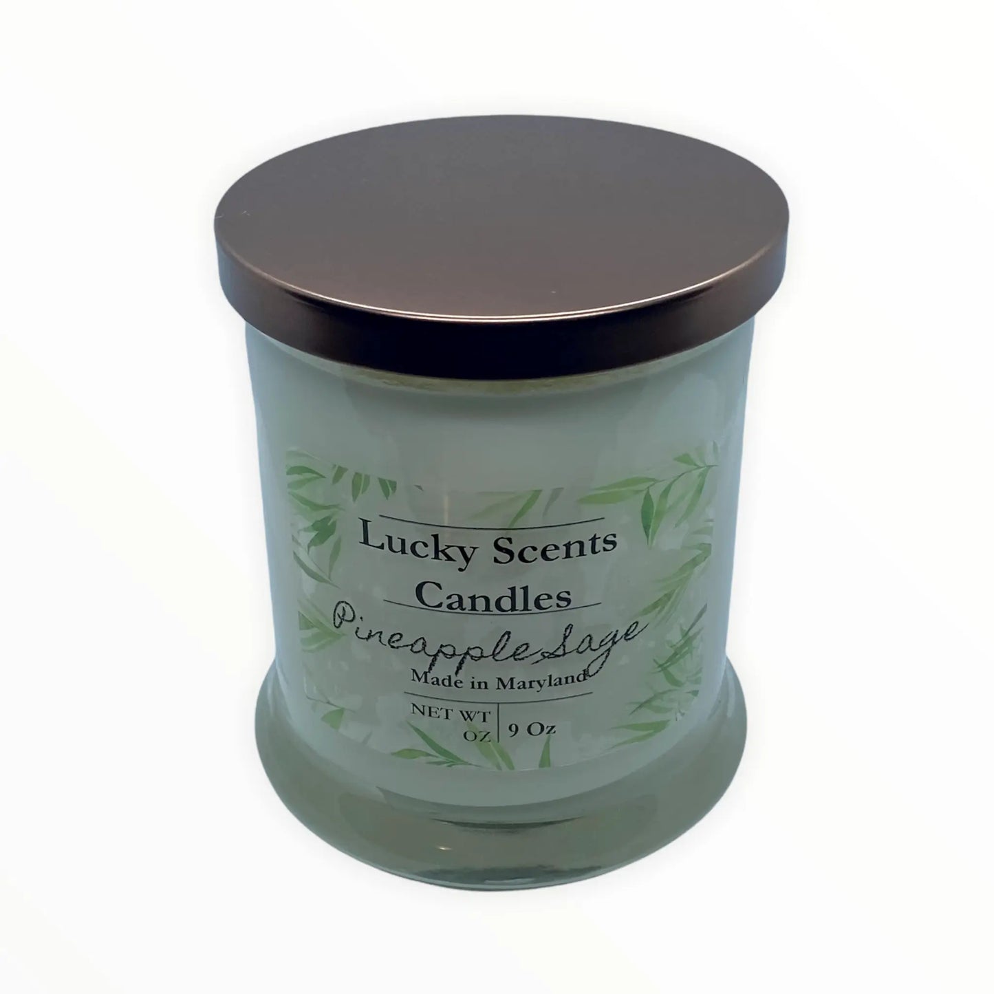 Glass Natural Soy Wax Candle
